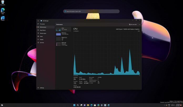 微软Win11 22H2新增新的任务管理器等功
